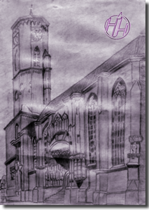 Zeichnung Stadtkirche